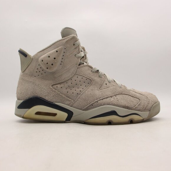 Nike Air Jordan 6 Georgetown Men's 12 Grey Suede Athletic Sneakers CT8529-012